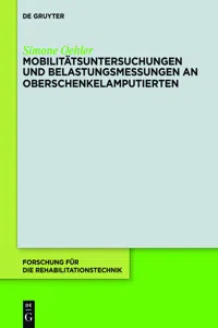 Mobilitätsuntersuchungen und Belastungsmessungen an Oberschenkelamputierten_cover