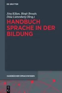 Handbuch Sprache in der Bildung_cover