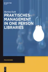 Praktisches Management in One Person Libraries_cover