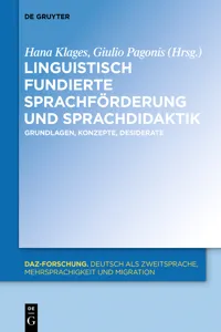 Linguistisch fundierte Sprachförderung und Sprachdidaktik_cover