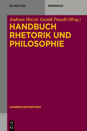 Handbuch Rhetorik und Philosophie