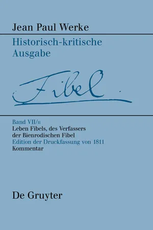 Leben Fibels, des Verfassers der Bienrodischen Fibel, 2