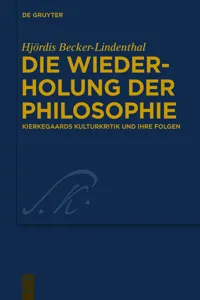 Die Wiederholung der Philosophie_cover