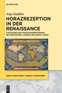 Horazrezeption in der Renaissance_cover