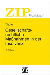 Gesellschaftsrechtliche Maßnahmen in der Insolvenz_cover