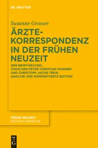 Ärztekorrespondenz in der Frühen Neuzeit_cover