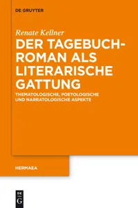 Der Tagebuchroman als literarische Gattung_cover