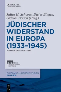 Jüdischer Widerstand in Europa_cover