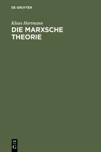 Die Marxsche Theorie_cover