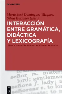 Interacción entre gramática, didáctica y lexicografía_cover
