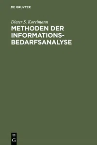 Methoden der Informationsbedarfsanalyse_cover