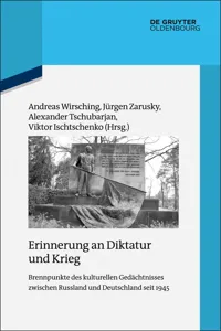 Erinnerung an Diktatur und Krieg_cover