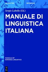 Manuale di linguistica italiana_cover