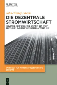 Die dezentrale Stromwirtschaft_cover