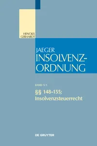 §§ 148-155; Insolvenzsteuerrecht_cover