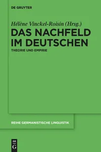 Das Nachfeld im Deutschen_cover