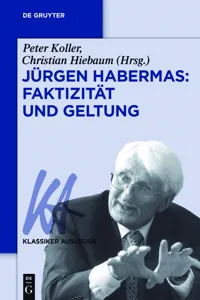 Jürgen Habermas: Faktizität und Geltung_cover