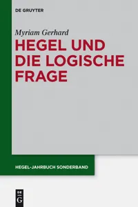 Hegel und die logische Frage_cover