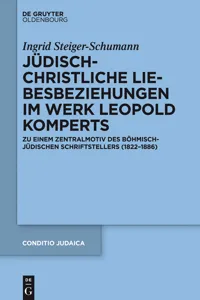 Jüdisch-christliche Liebesbeziehungen im Werk Leopold Komperts_cover