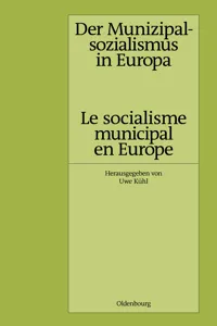 Der Munizipalsozialismus in Europa /Le socialisme municipal en Europe_cover