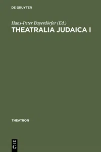 Theatralia Judaica I_cover