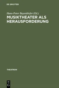 Musiktheater als Herausforderung_cover