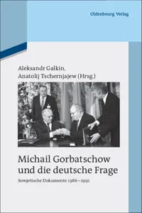 Michail Gorbatschow und die deutsche Frage_cover