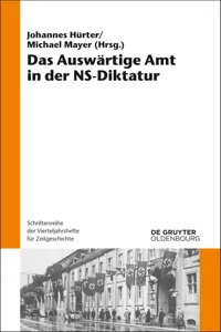 Das Auswärtige Amt in der NS-Diktatur_cover