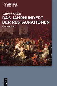 Das Jahrhundert der Restaurationen_cover