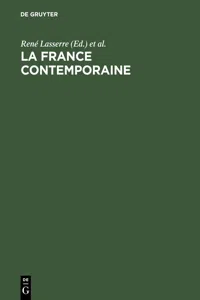 La France contemporaine_cover