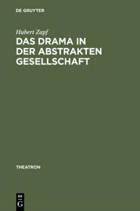 Das Drama in der abstrakten Gesellschaft_cover