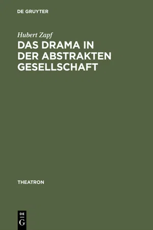 Das Drama in der abstrakten Gesellschaft