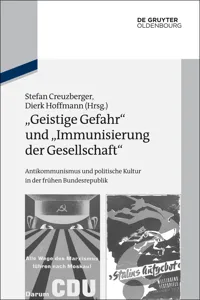 "Geistige Gefahr" und "Immunisierung der Gesellschaft"_cover