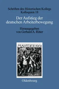 Der Aufstieg der deutschen Arbeiterbewegung_cover