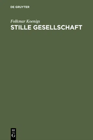 Stille Gesellschaft