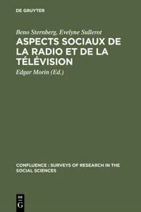 Aspects sociaux de la radio et de la télévision_cover