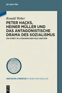 Peter Hacks, Heiner Müller und das antagonistische Drama des Sozialismus_cover