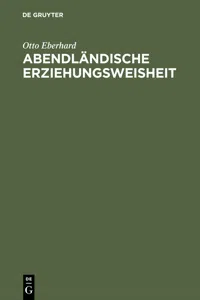 Abendländische Erziehungsweisheit_cover