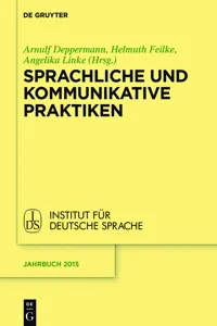 Sprachliche und kommunikative Praktiken_cover