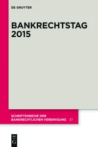 Bankrechtstag 2015_cover