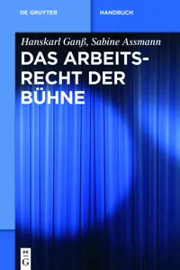 Das Arbeitsrecht der Bühne_cover