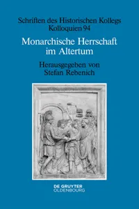 Monarchische Herrschaft im Altertum_cover