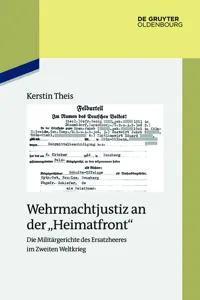 Wehrmachtjustiz an der "Heimatfront"_cover