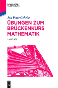 Übungen zum Brückenkurs Mathematik_cover