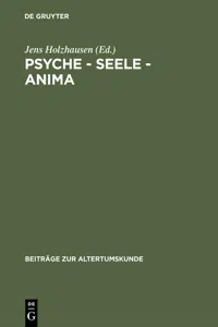 Psyche - Seele - anima_cover