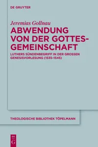 Abwendung von der Gottesgemeinschaft_cover