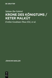 Krone des Königtums / Keter malkût_cover