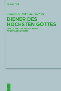 Diener des höchsten Gottes_cover