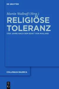 Religiöse Toleranz_cover