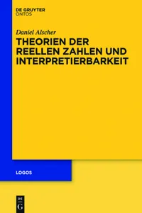 Theorien der reellen Zahlen und Interpretierbarkeit_cover